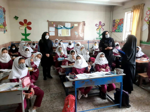 بازدید گروه سلامت نوجوانان جوانان و مدارس،  از مدارس ابتدایی و متوسطه منطقه ۱۹ تهران 
